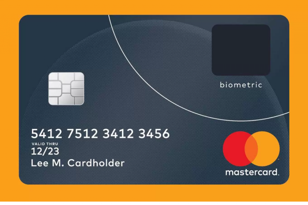 Novo cartão da Mastercard vem com leitor de impressões digitais