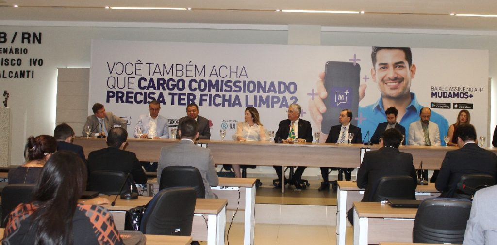 Recolhimento de assinaturas digitais por meio do aplicativo “Mudamos” fará parte do projeto combate à corrupção no Rio Grande do Norte