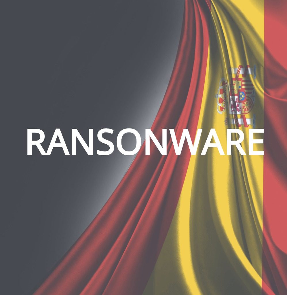 Ataque de ransomware a empresas que operam na Espanha
