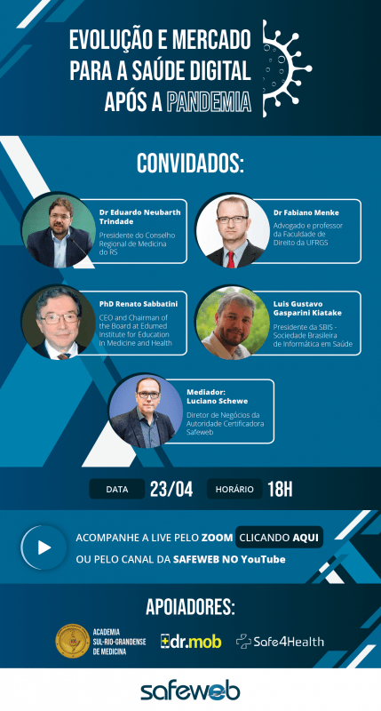 Safeweb realiza Webinar Evolução e Mercado para a Saúde Digital após ...