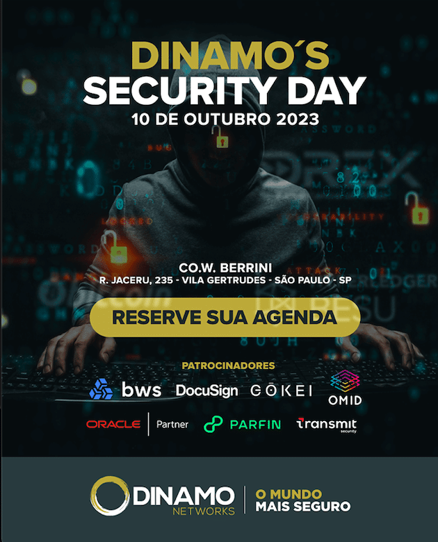 Banner do evento DINAMO’s Security Day
