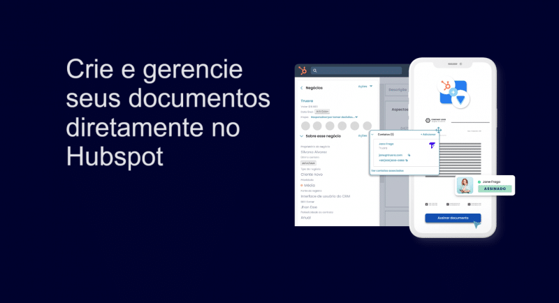 Aprenda os 8 passos para fazer assinatura digital no HubSpot e ZapSign