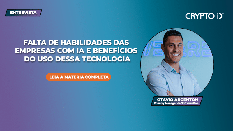Otávio Argenton, Country Manager da SoftwareOne, fala sobre falta de habilidades das empresas com a IA e benefícios do uso dessa tecnologia