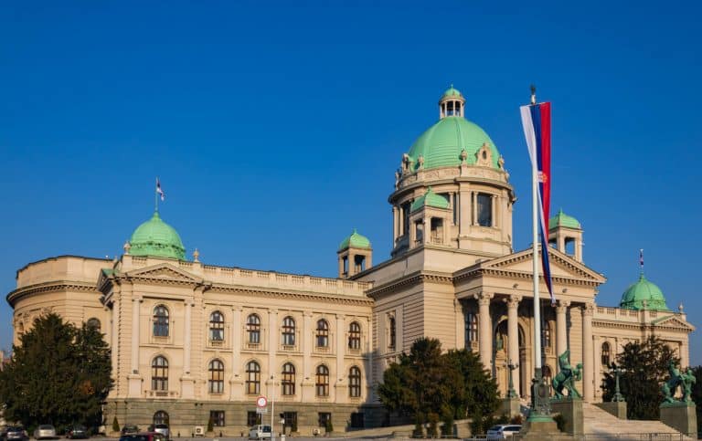 Parliament of Serbia in Belgrade