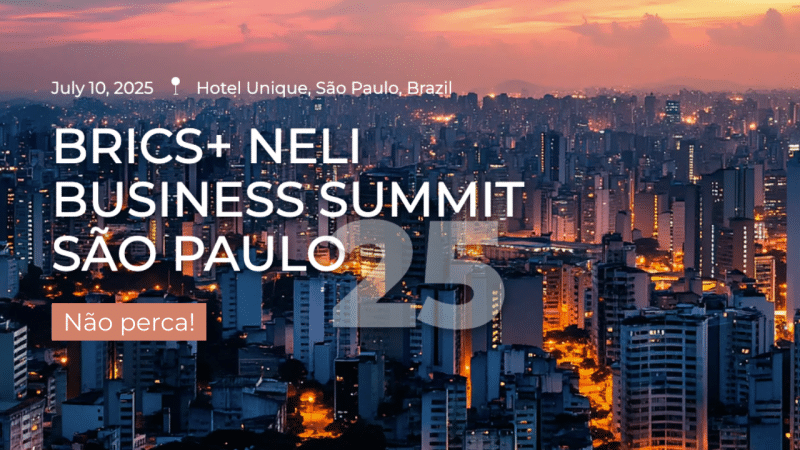 São Paulo recebe encontro internacional que discute nova ordem econômica e marcos legais no pós-BRICS BRICS+ NeLi Business Summit reúne cerca de 250 empresários, juristas e autoridades nesta quinta (10) para debater diversos temas.
