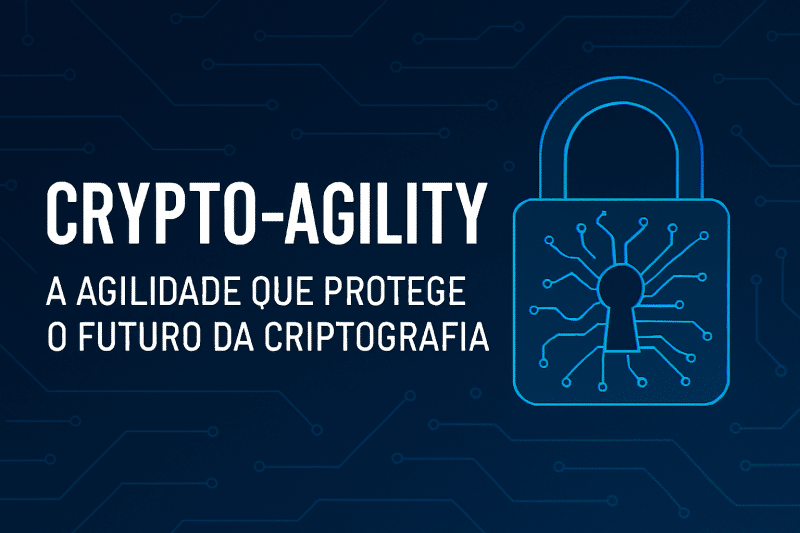 Crypto-agility é a capacidade de um sistema de trocar algoritmos criptográficos de forma rápida e segura.