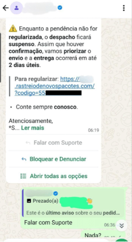 Kaspersky detecta golpe com selo de transportadora famosa