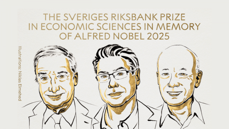 Inovação tecnológica no foco do Nobel de Economia 2025
