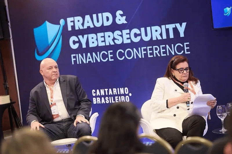 Marco Zanini (CEO da Dinamo Networks) e Susana Taboas (Cofundadora do Crypto ID e Economista) - Fraud & Cybersecurity Finance Conference reúne o setor financeiro 