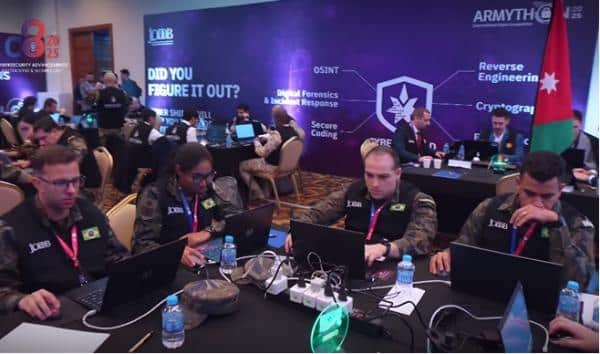 Força Aérea Brasileira na competição de cibersegurança Armython