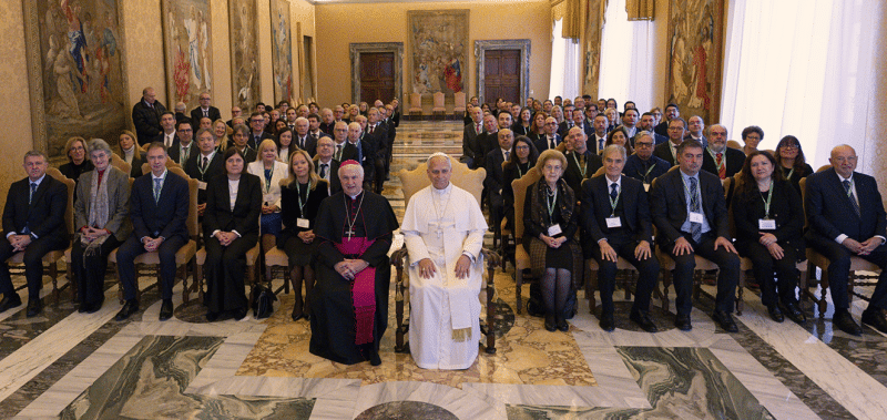Professores da PUC-Rio na Conferência Inteligência Artificial e o Cuidado da Nossa Casa Comum, no Vaticano - Foto: © Vatican Media