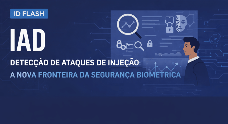ID Flash: o que é IAD e por que a detecção de ataques de injeção virou o novo fronte da segurança biométrica Detecção de Ataques de Injeção