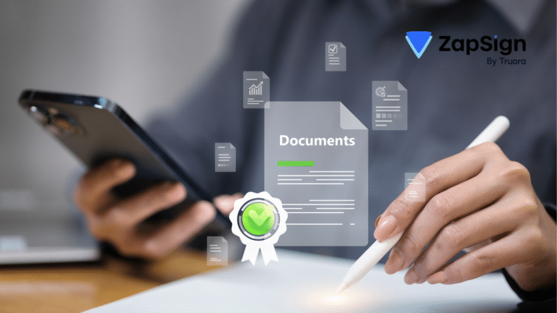 Quais informações devem acompanhar uma assinatura eletrônica​?