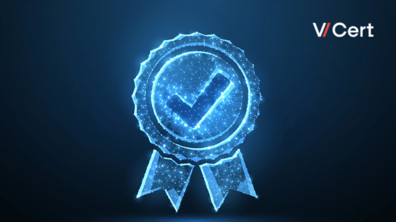 V/Cert é a 1ª Autoridade Certificadora a emitir na cadeia v12