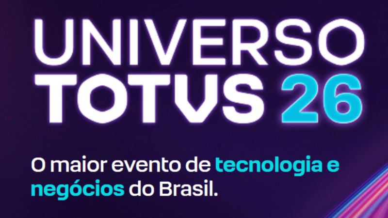 Universo TOTVS acontecerá em outubro e debaterá IA B2B
