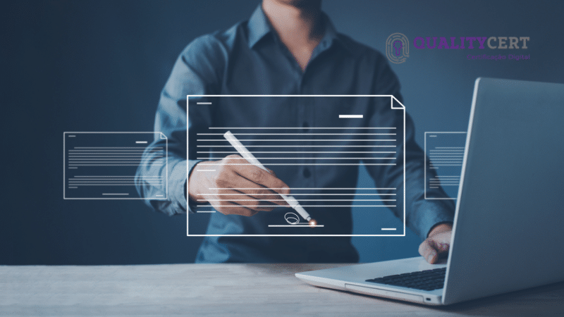 Assinatura digital em contratos. O que vale é a pessoa física