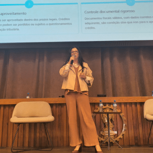 Elizabeth Martos, professora e coordenadora do MBA de Gestão Tributária e Reforma Tributária da Trevisan Escola de Negócios - AR Eletrônica, IA e reforma tributária marcam debates no 7º Encontr[AR] 