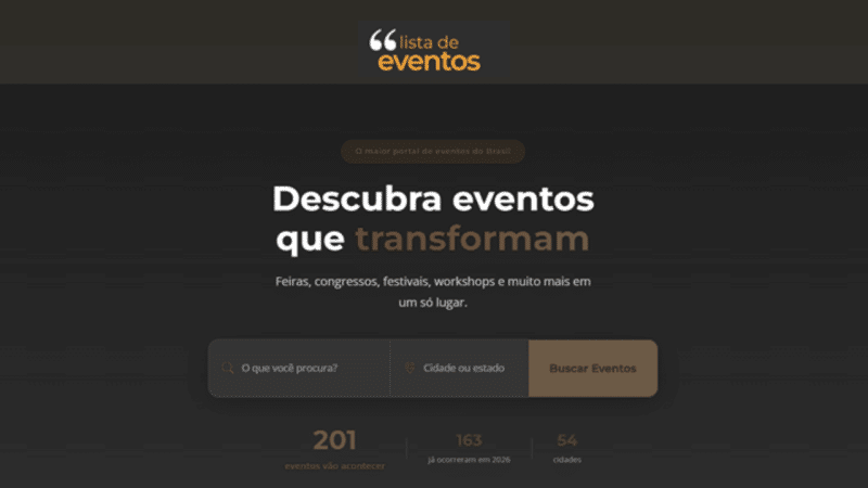 VitaminaWeb lança portal gratuito que organiza eventos profissionais e revela mapa de calor do setor no Brasil VitaminaWeb lança portal gratuito que organiza eventos profissionais e revela mapa de calor do setor no Brasil