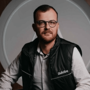 Rodrigo Domingueti, Líder de Educação na Adobe Brasi - SENAI e Adobe inauguram sala dedicada à IA criativa em SP
 