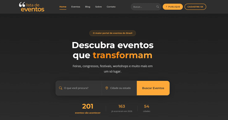 VitaminaWeb lança portal gratuito que organiza eventos profissionais e revela mapa de calor do setor no Brasil