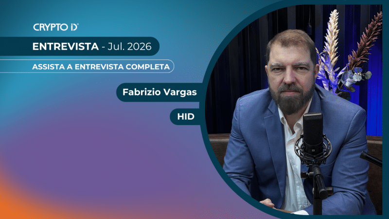 ID Talk | HID detalha como a tecnologia multiespectral eleva o combate à fraudes presenciais no setor financeiro Capa Entrevista Fabrizio Vargas HID