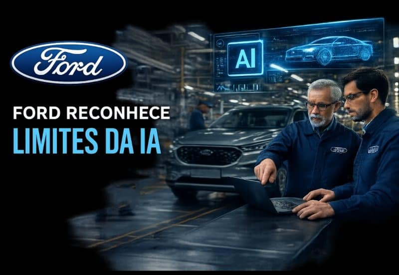 Ford reconhece limites da IA e recontrata engenheiros veteranos