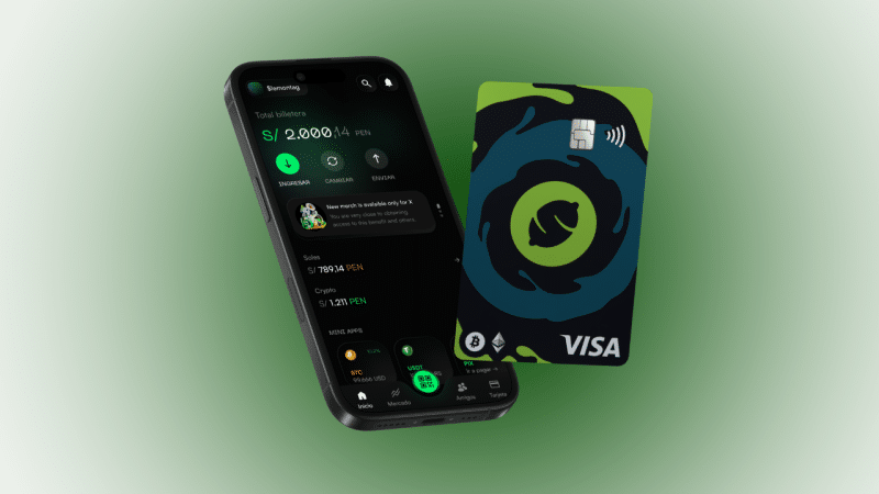 Lemon  lança no Brasil seu cartão Visa para pagamentos em reais e cashback em dólares digitais