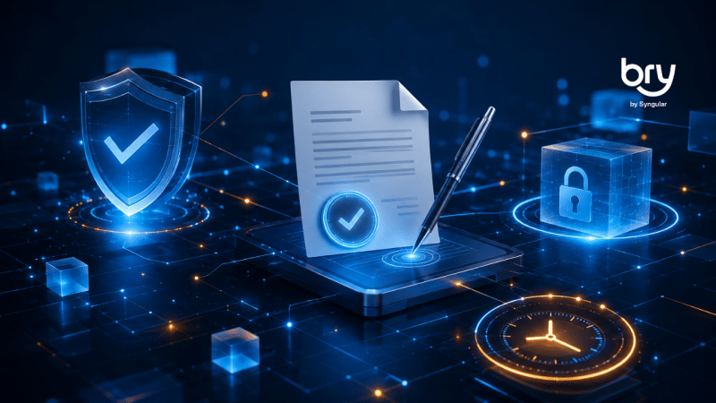 Como reduzir riscos em processos digitais com validação, assinatura e evidências integradas