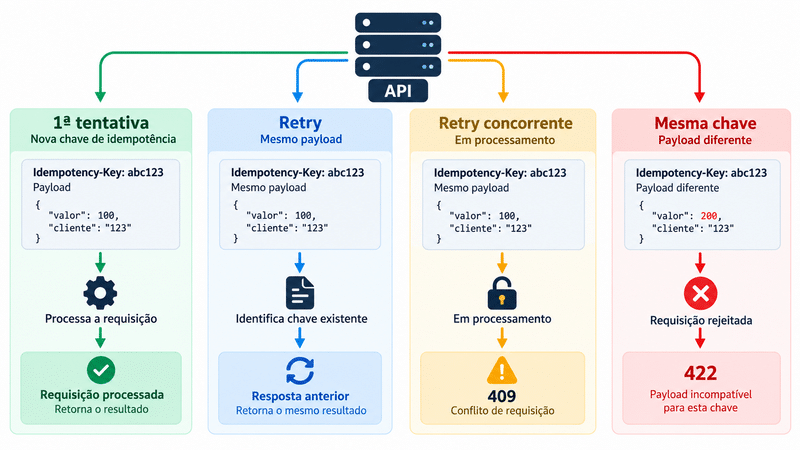 Idempotency-Key em API: como evitar operações duplicadas