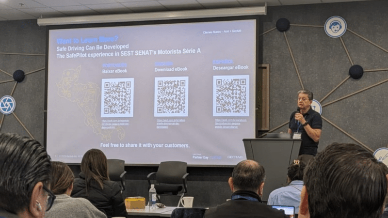AIOTI apresenta integração do SafePilot ao MyGeotab em evento no Canadá AIOTI integra SafePilot ao MyGeotab em evento no Canadá